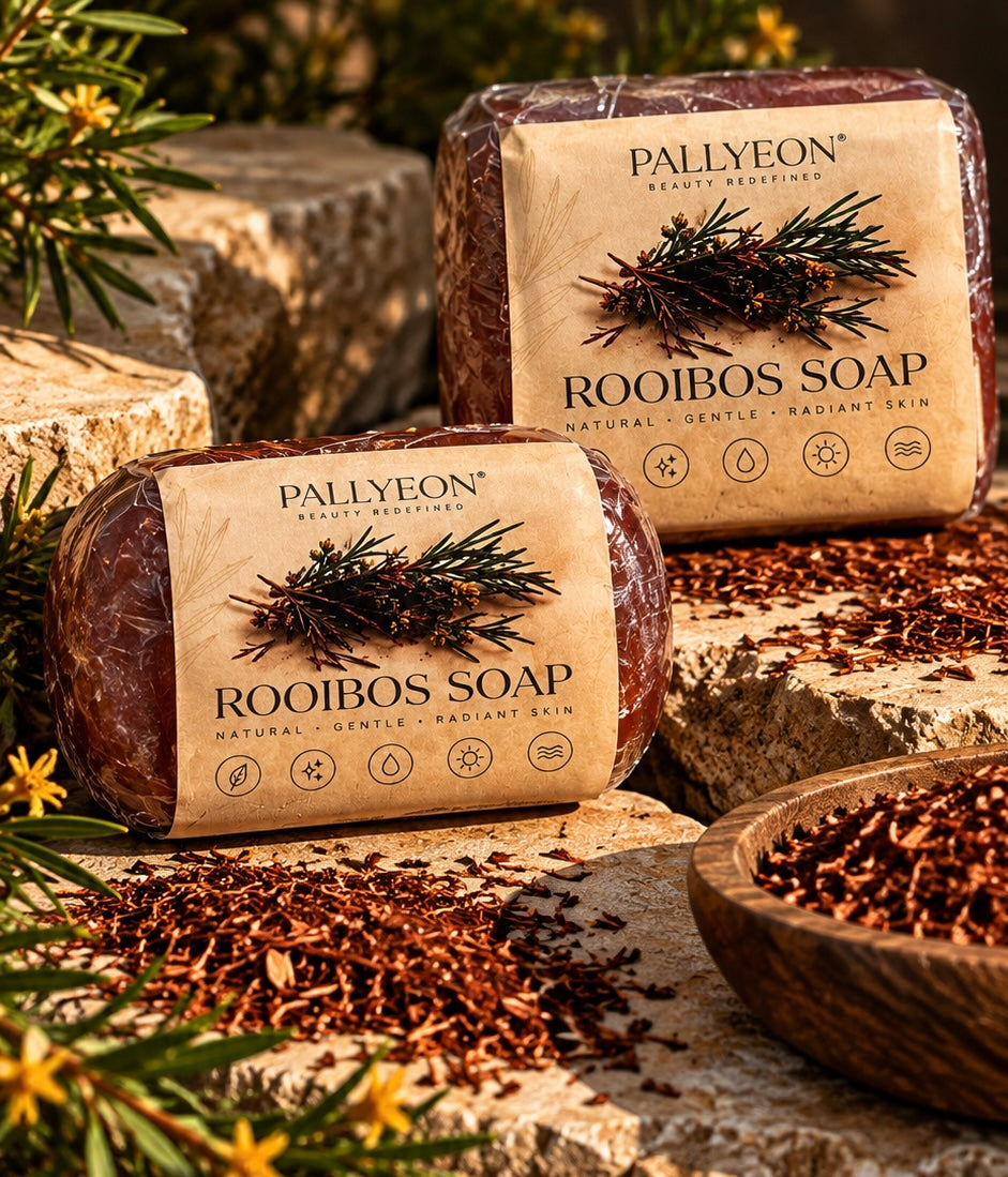 Pallyeon Rooibos Soap — 115g Rounded Bar