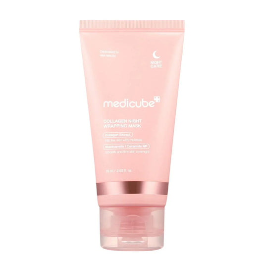Medicube Collagen Overnight Pack Peel Mask Collagen Tear Mask + Brush